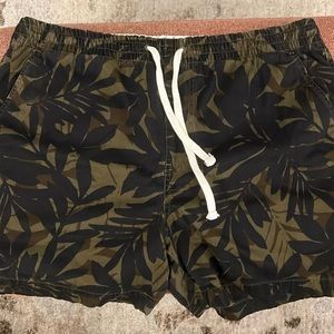 j Crew Modern tropical print shorts